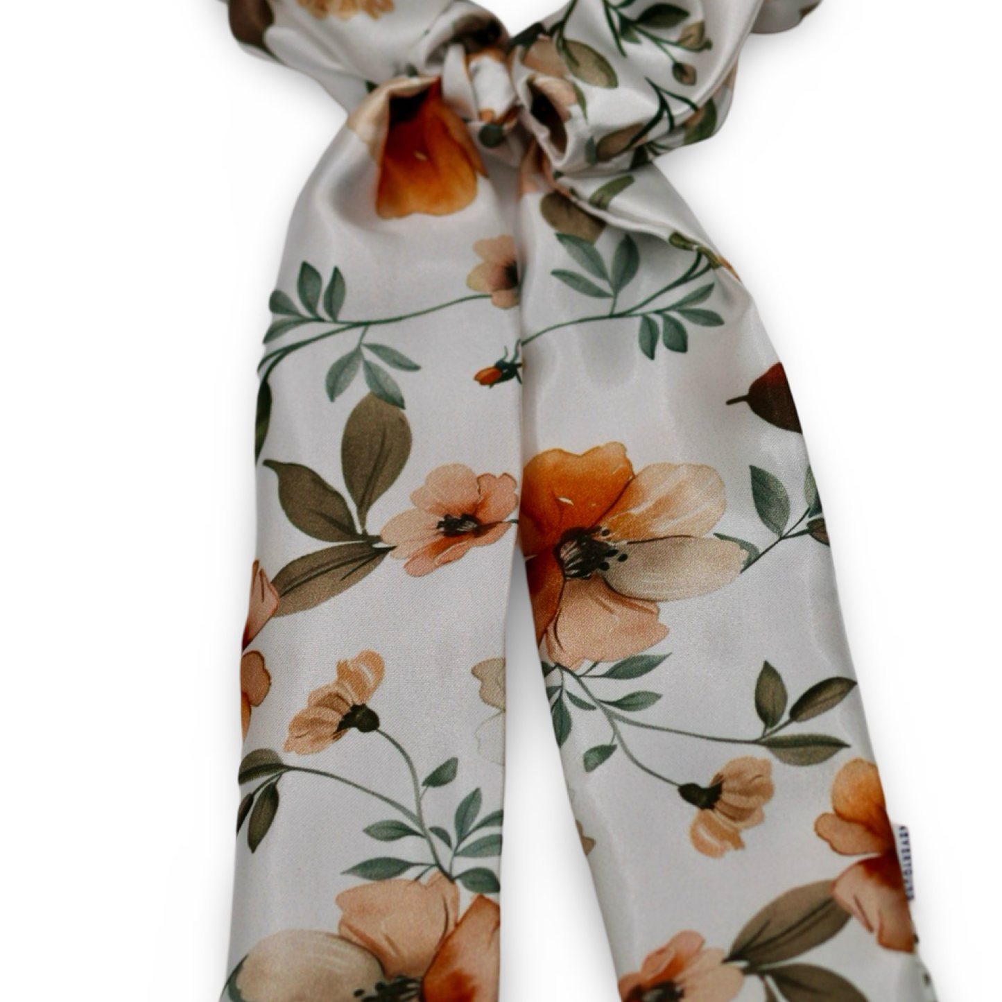Rust Earth Scrunchie Scarf