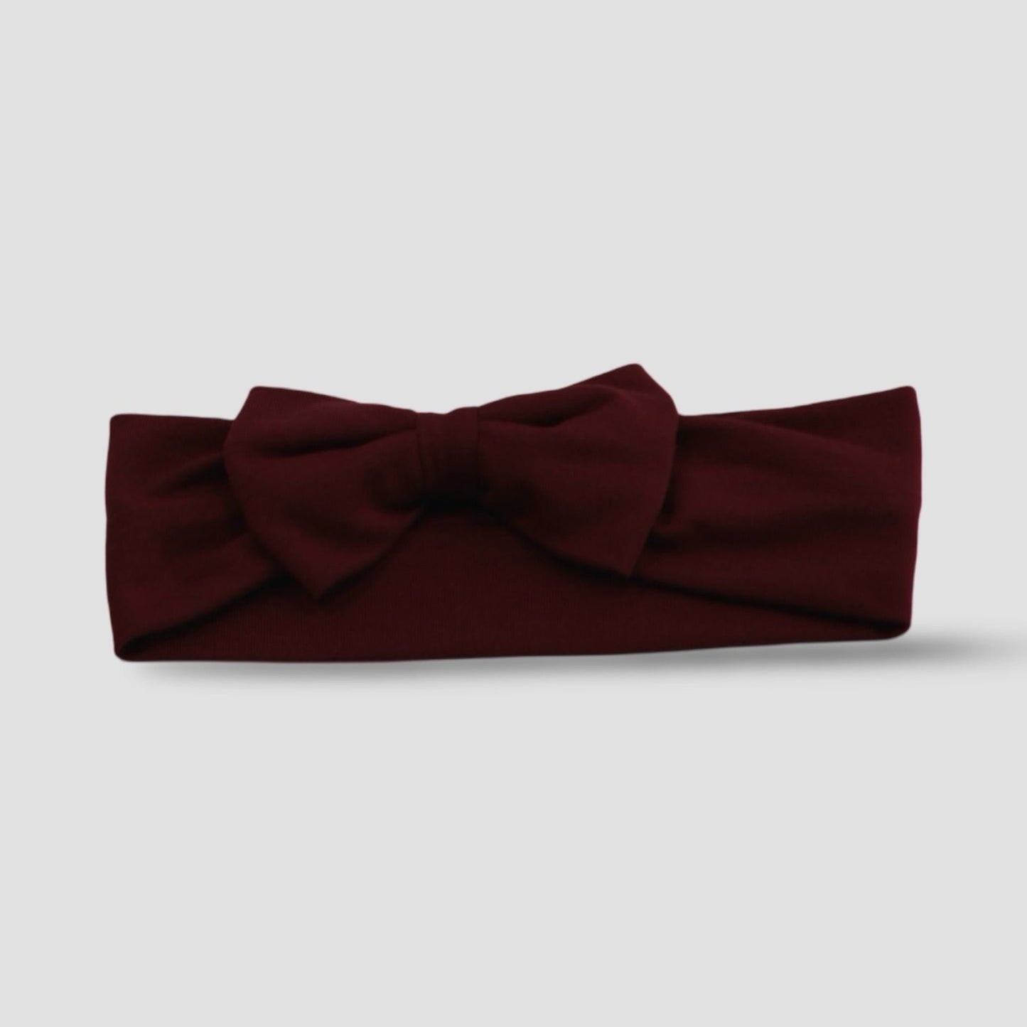 Bamboo Bow Headband | Merlot