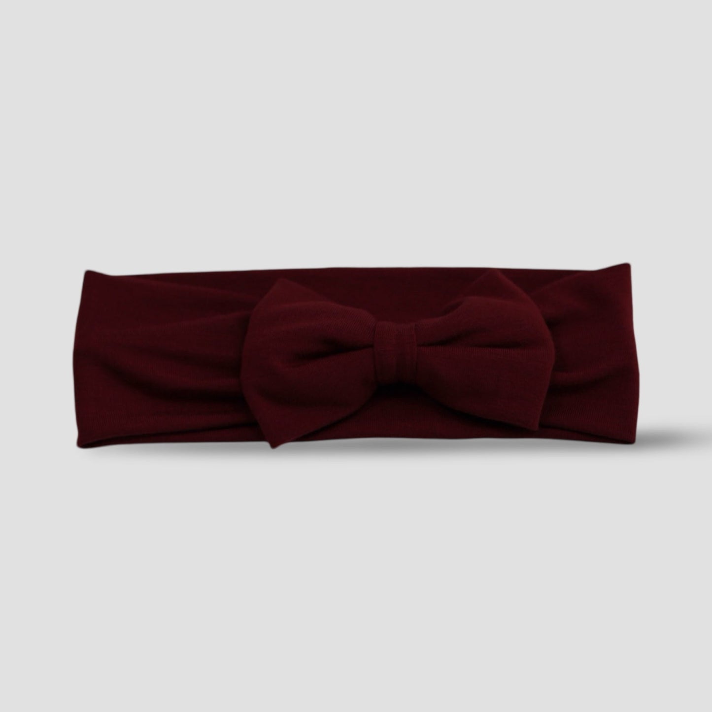 Bamboo Bow Headband | Merlot