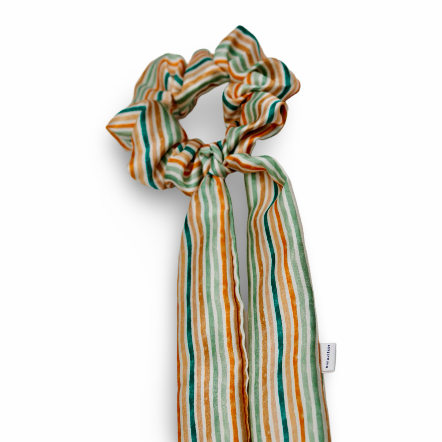Fall Stripes Scrunchie Scarf