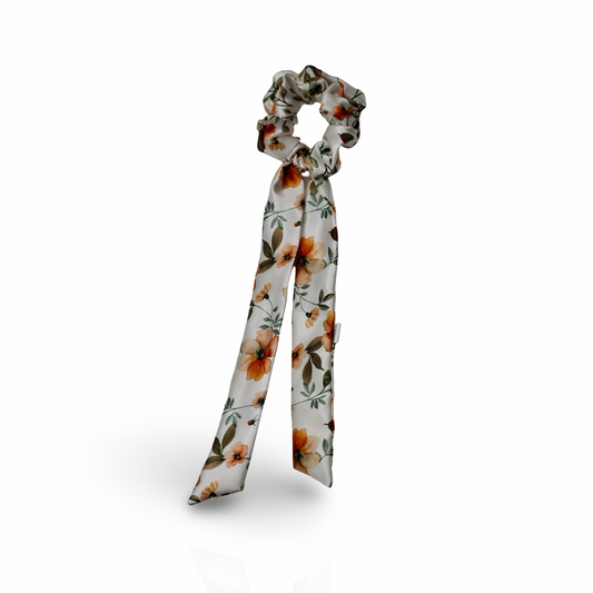 Rust Earth Scrunchie Scarf