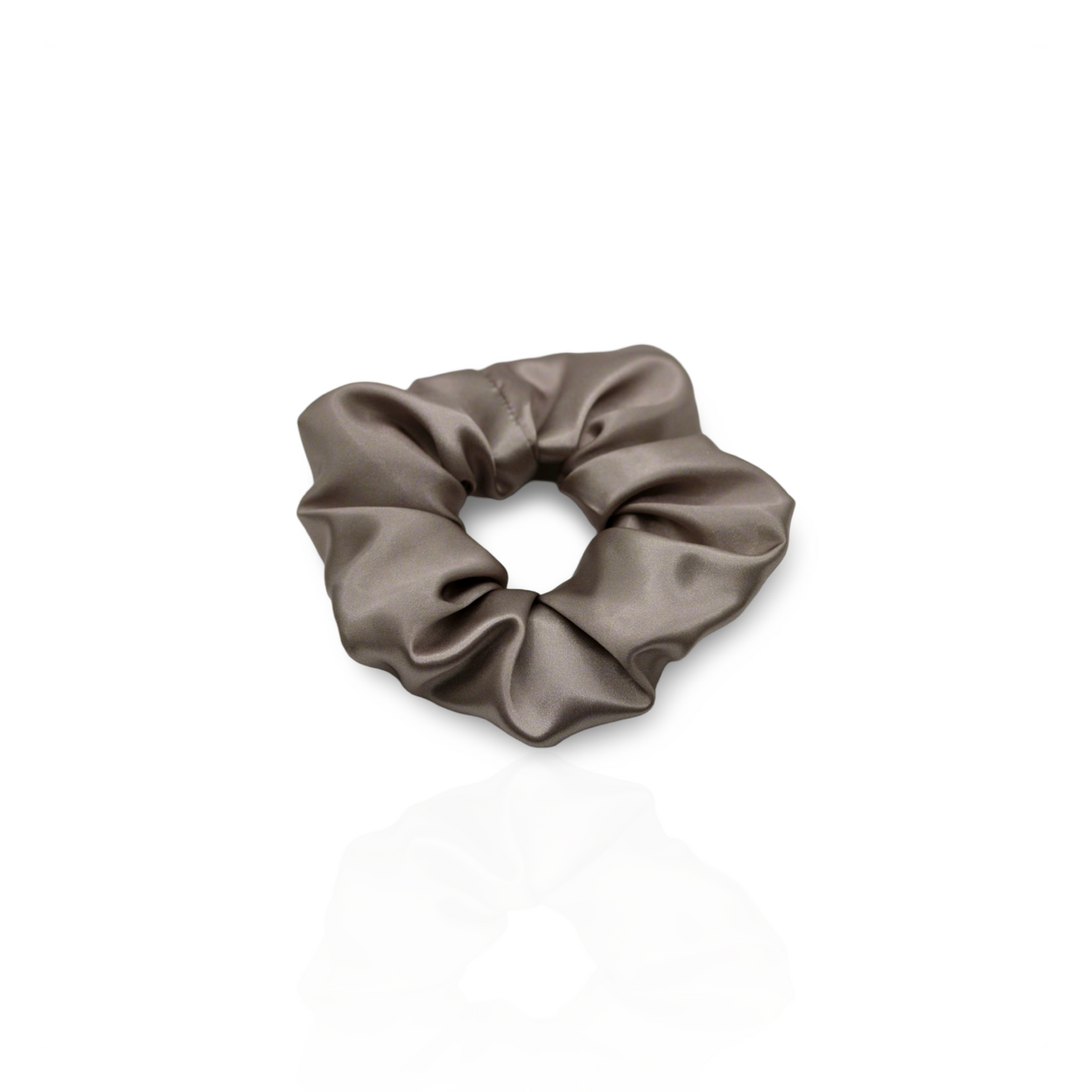 Khaki Brown Scrunchie